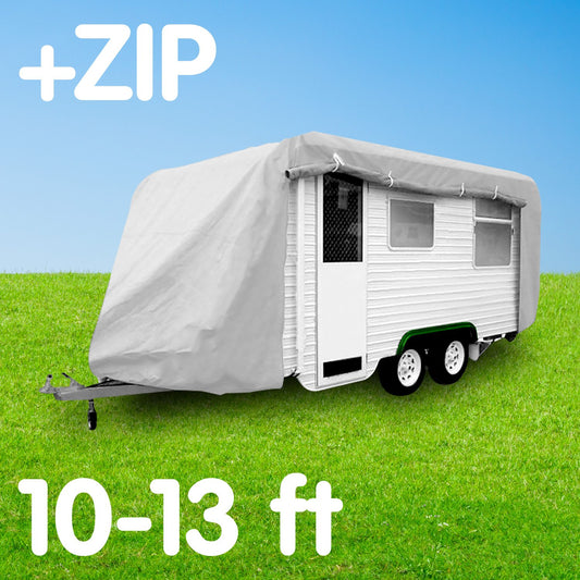 Wallaroo Caravan Cover With Side Zip Campervan 10-13 ft Tristar Online
