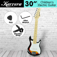 Karrera Childrens Electric Guitar Kids - Sunburst Tristar Online