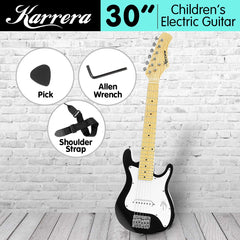 Karrera Electric Childrens Guitar Kids - Black Tristar Online