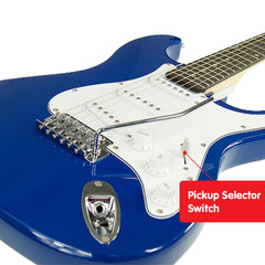 Karrera 39in Electric Guitar - Blue Tristar Online