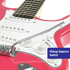 Karrera 39in Electric Guitar  - Pink Tristar Online