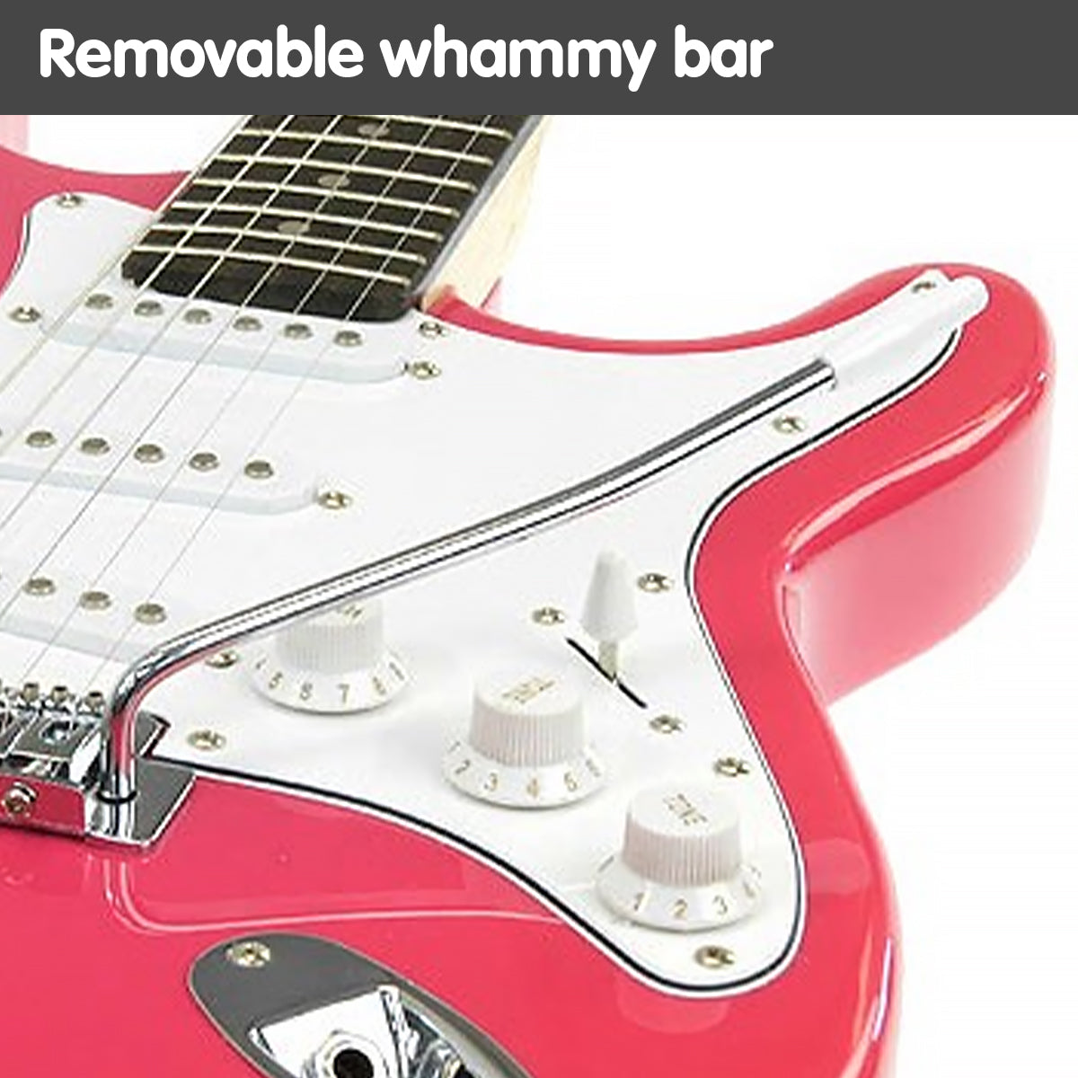 Karrera 39in Electric Guitar  - Pink Tristar Online