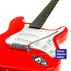 Karrera 39in Electric Guitar - Red Tristar Online