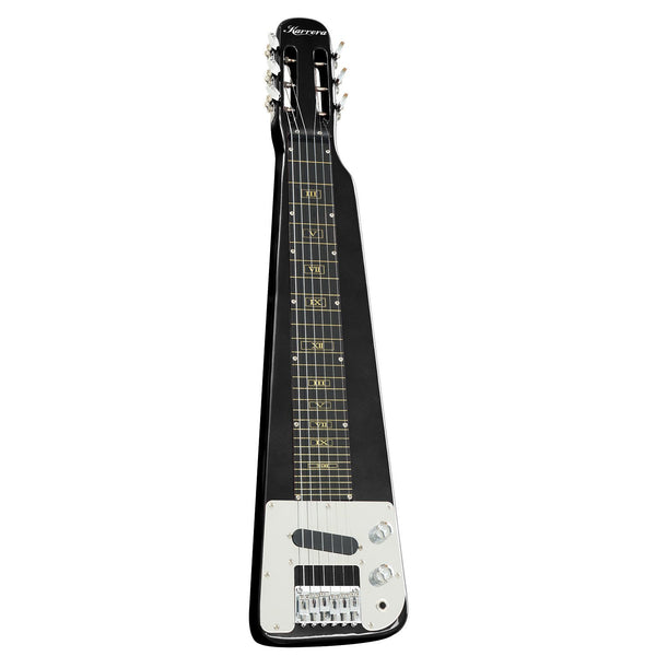 Karrera 29in 6-String Lap Steel Hawaiian Guitar - Black Tristar Online