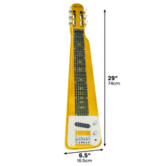 Karrera 29in 6-String Lap Steel Hawaiian Guitar - Metallic Gold Tristar Online