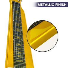 Karrera 29in 6-String Lap Steel Hawaiian Guitar - Metallic Gold Tristar Online