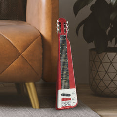 Karrera 6-String Steel Lap Guitar - Metallic Red Tristar Online