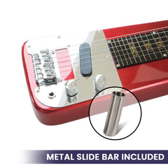 Karrera 6-String Steel Lap Guitar - Metallic Red Tristar Online