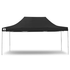 Wallaroo Gazebo Tent Marquee 3x4.5m PopUp Outdoor Black Tristar Online