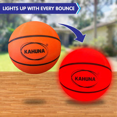 Kahuna Basketball L.e.d Glow Light Up Trampoline Ball Tristar Online