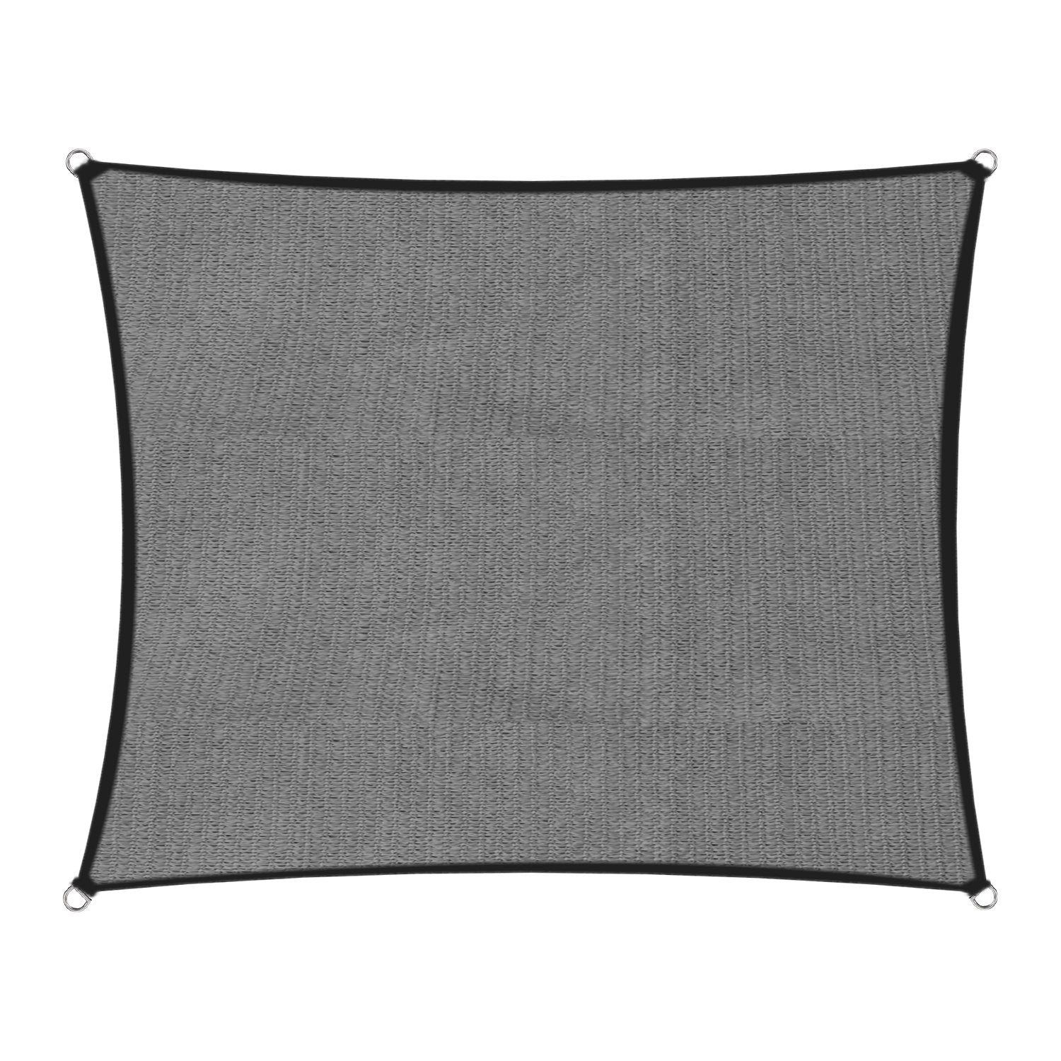 Wallaroo Outdoor Sun Shade Sail Canopy Grey Rectangle 8 x 5M Tristar Online