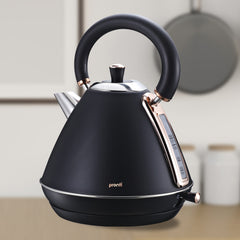 Pronti 1.7L Rose Trim Collection Kettle - Black Tristar Online