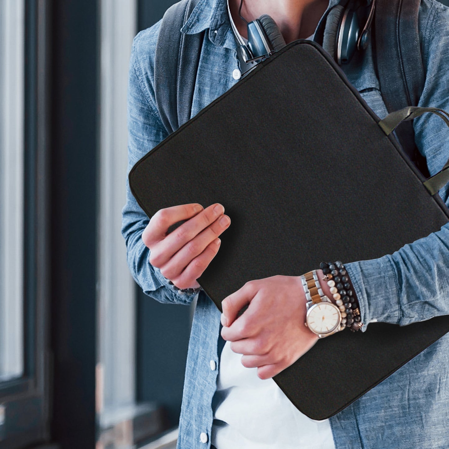 Klika 15.6” Water-Resistant Laptop Sleeve Bag Tristar Online