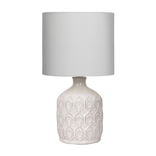 Sarantino Ceramic Table Lamp In Cream Tristar Online