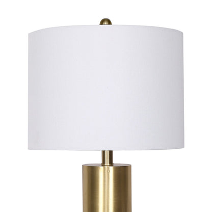 Sarantino Metal and Marble Table Lamp in Black Tristar Online