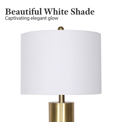 Sarantino Metal and Marble Table Lamp in Black Tristar Online