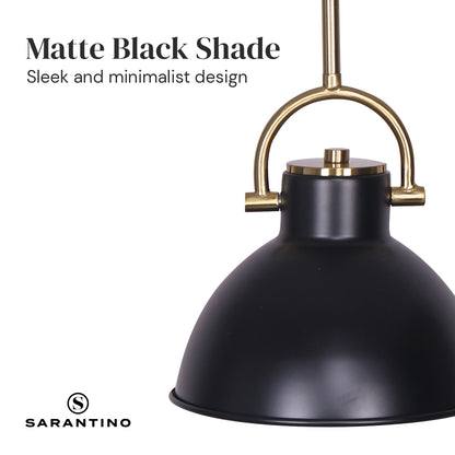 Sarantino Black and Gold Pendant Light Tristar Online