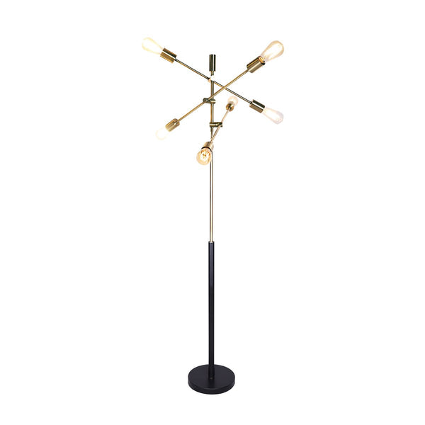 Sarantino 6-Light Metal Sputnik Floor Lamp Tristar Online