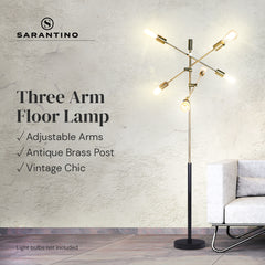 Sarantino 6-Light Metal Sputnik Floor Lamp Tristar Online