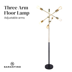 Sarantino 6-Light Metal Sputnik Floor Lamp Tristar Online