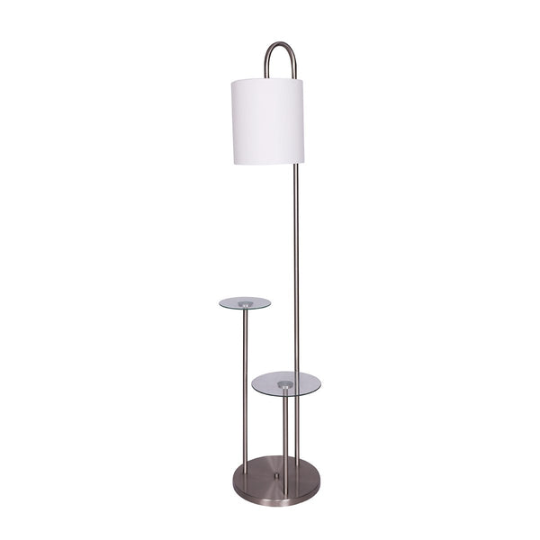 Sarantino Metal Floor Lamp with Glass Shelves Tristar Online