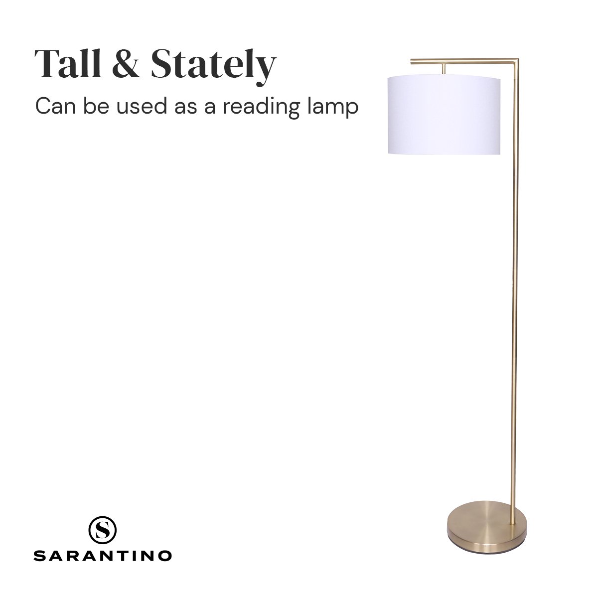 Sarantino 90-Degree Modern Arc Floor Lamp Tristar Online