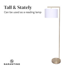 Sarantino 90-Degree Modern Arc Floor Lamp Tristar Online