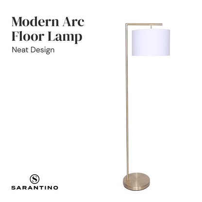 Sarantino 90-Degree Modern Arc Floor Lamp Tristar Online
