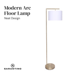 Sarantino 90-Degree Modern Arc Floor Lamp Tristar Online