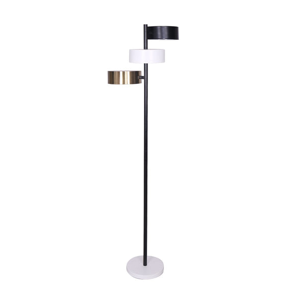 Sarantino Metal Floor Lamp with 3 Swirl Shades Tristar Online