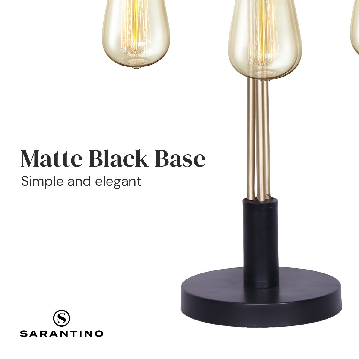 Sarantino Exposed Bulb Industrial Table Lamp Tristar Online