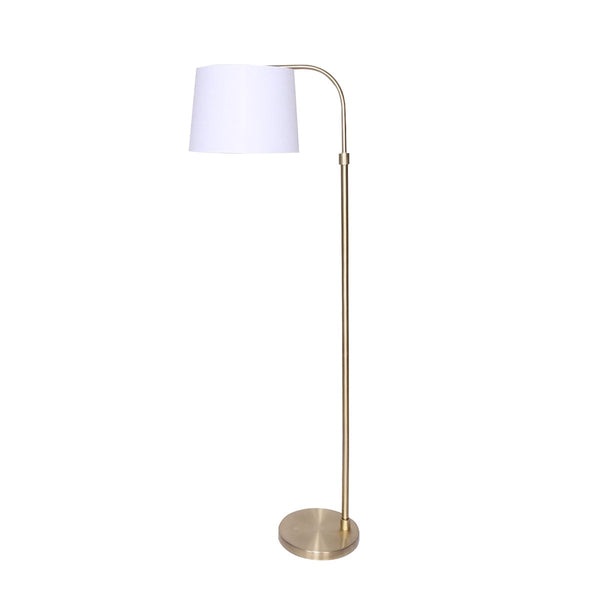 Sarantino Metal Floor Lamp Brass Finish Adjustable Height Tristar Online