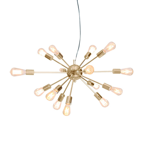 Sarantino 15-Light Sputnik Chandelier in Brass Finish Tristar Online