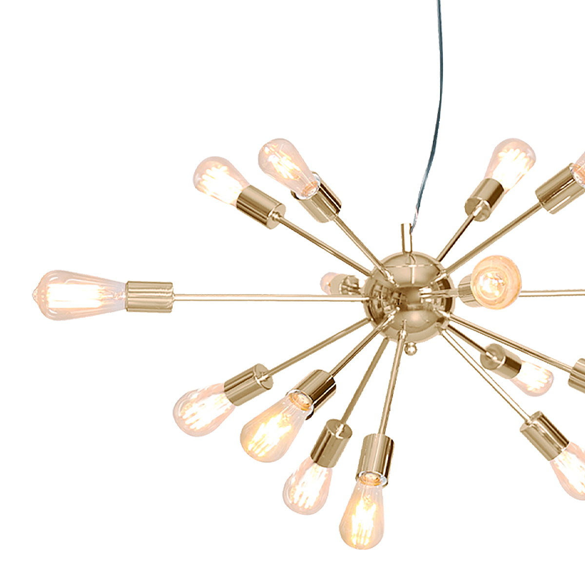 Sarantino 15-Light Sputnik Chandelier in Brass Finish Tristar Online