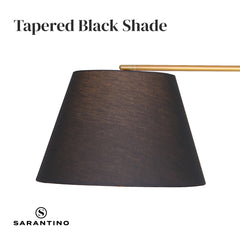 Sarantino Arc Floor Lamp with Empire Shade Tristar Online