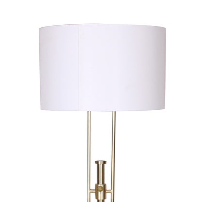 Sarantino Brushed Gold Height-Adjustable Metal Floor Lamp Tristar Online