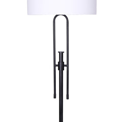 Sarantino Height-Adjustable Metal Floor Lamp Matte Black Tristar Online