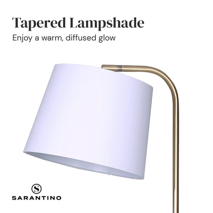 Sarantino Marble & Metal End Table Top Floor Lamp Tristar Online