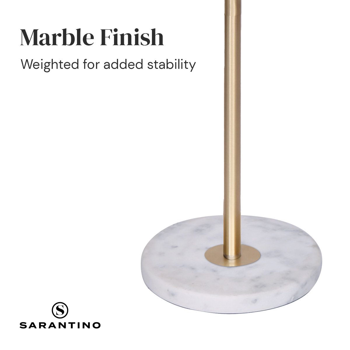 Sarantino Marble & Metal End Table Top Floor Lamp Tristar Online