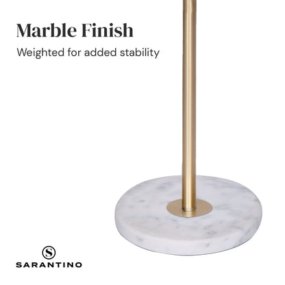 Sarantino Marble & Metal End Table Top Floor Lamp Tristar Online
