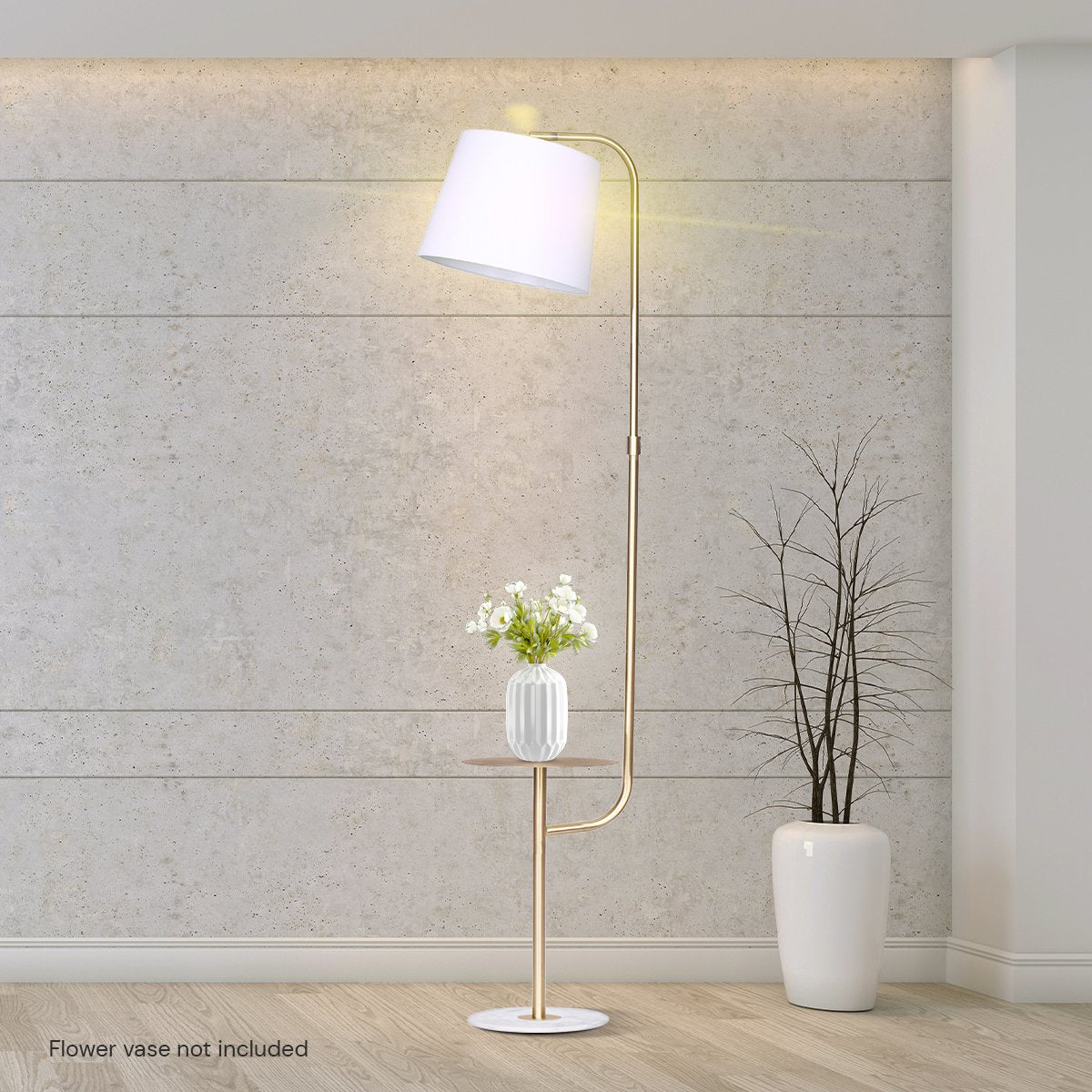 Sarantino Marble & Metal End Table Top Floor Lamp Tristar Online