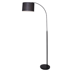 Sarantino Metal Arc Arm Floor Lamp Shade Black Tristar Online