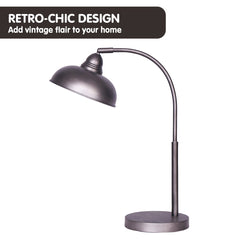 Sarantino Table Lamp Industrial Chic Adjustable Angle - Dark Grey Tristar Online