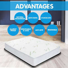 Laura Hill Fitted Bamboo Mattress Protector Underlay Queen King Single Size Tristar Online