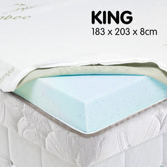 Laura Hill Cool Gel Memory Foam Mattress Topper - King Tristar Online