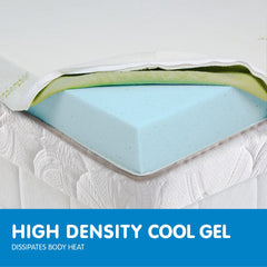 Laura Hill Cool Gel Memory Foam Mattress Topper - Single Tristar Online