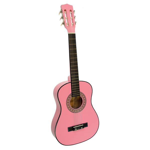 Karrera 34in Acoustic Wooden Childrens Guitar - Pink Tristar Online