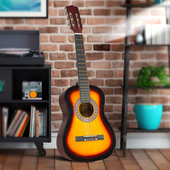 Karrera 34in Acoustic Wooden Childrens Guitar - Sunburst Tristar Online