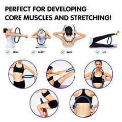 Powertrain Pilates Ring Band Yoga Home Workout Exercise Band Blue Tristar Online