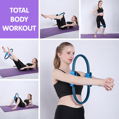 Powertrain Pilates Ring Band Yoga Home Workout Exercise Band Blue Tristar Online